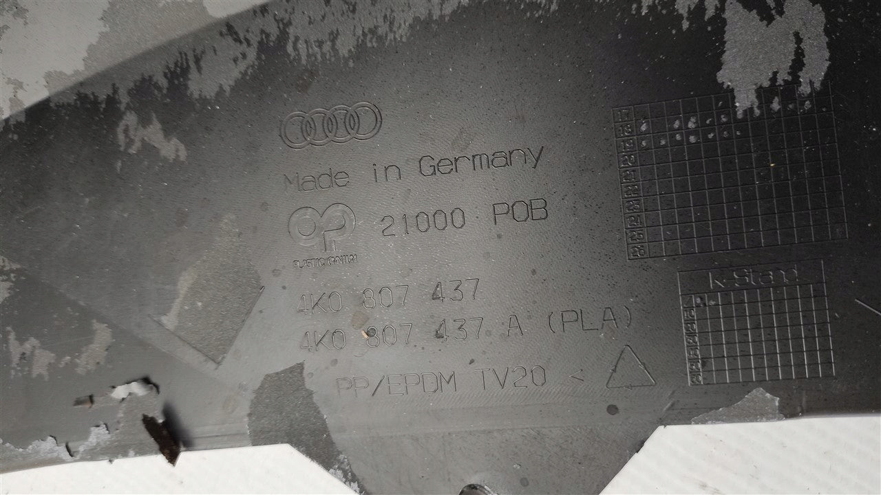 FRONT BUMPER AUDI A6 C8 4K AFTER 2018 4K0807437