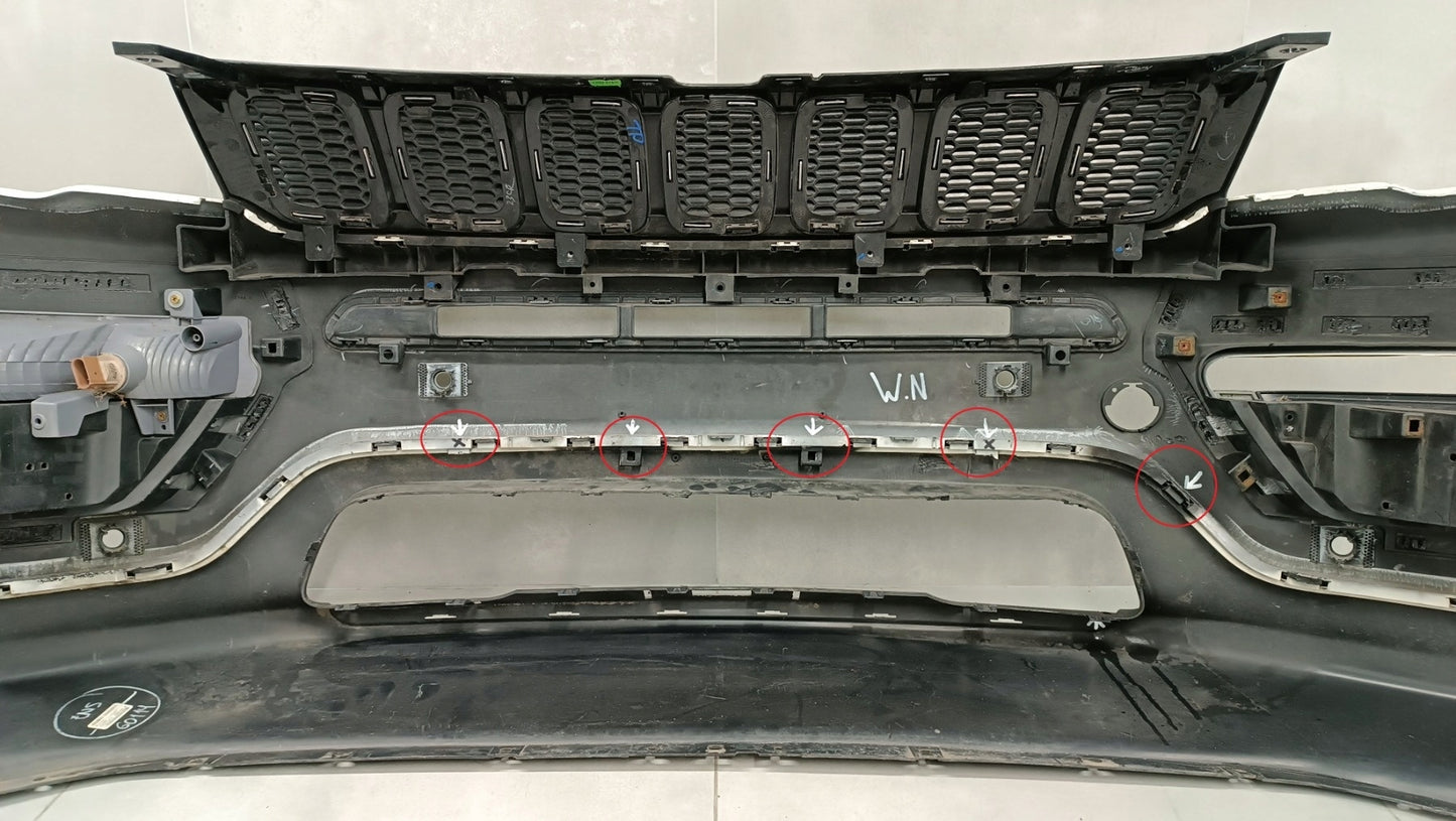 Front Bumper Jeep Compass 2 II 16-20