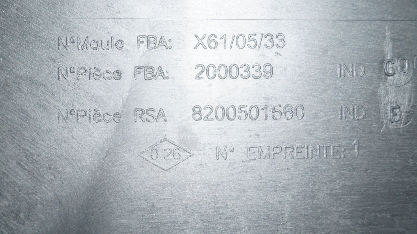 RENAULT KANGOO II 2 NEW LOWER COVER FLOOR BUMPER FRONT OE