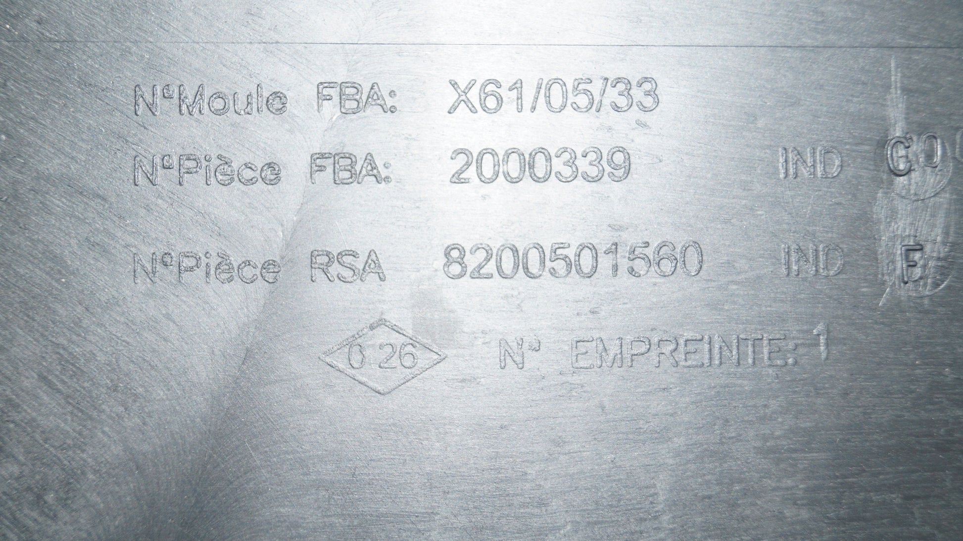 RENAULT KANGOO II 2 NEW LOWER COVER FLOOR BUMPER FRONT OE