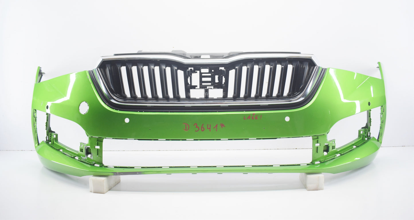 SKODA SCALA 657 OEM Front Bumper + Grille