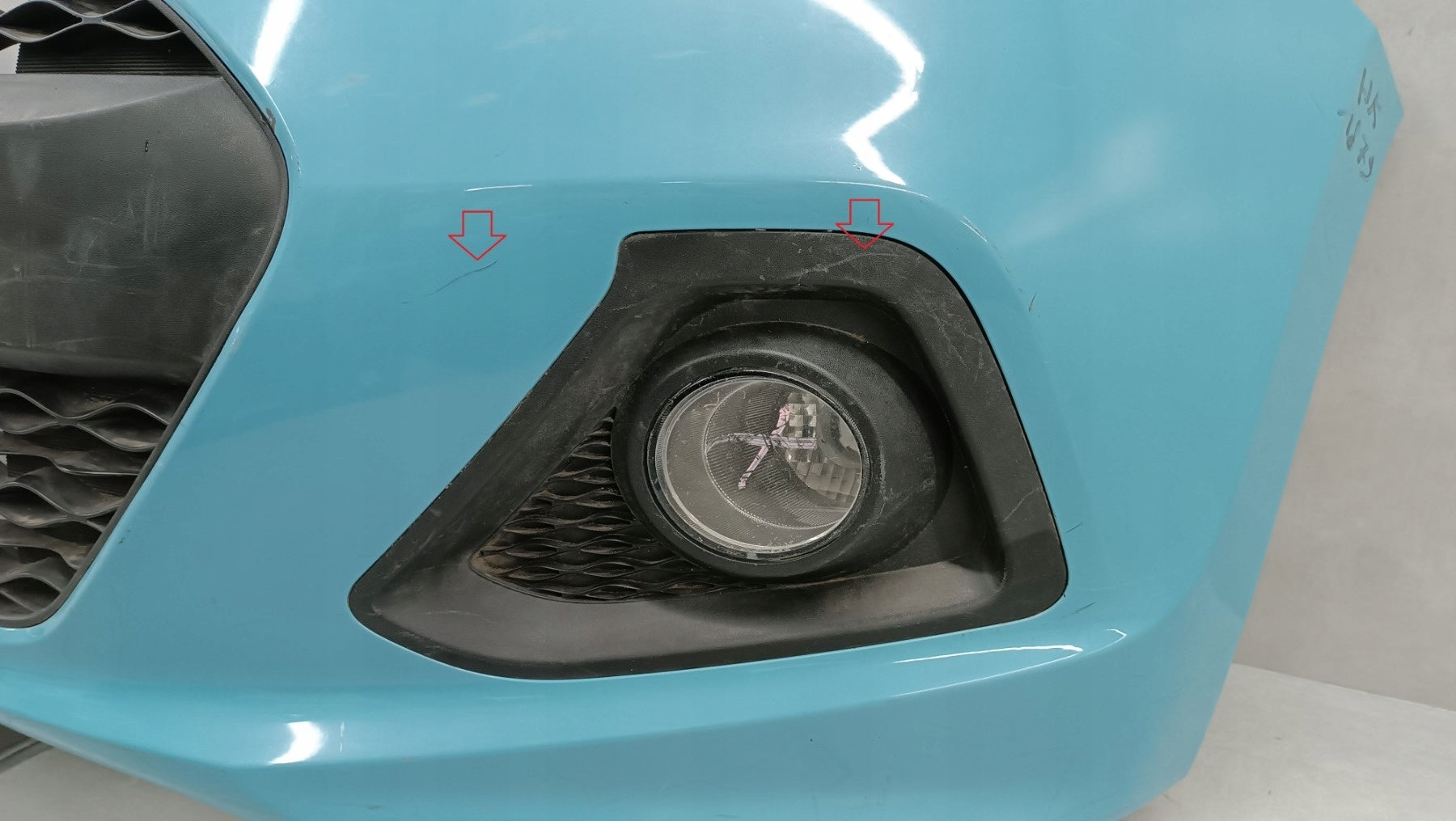 Front Bumper for Hyundai i10 II (2013-2016) + 1 Fog Light Hole