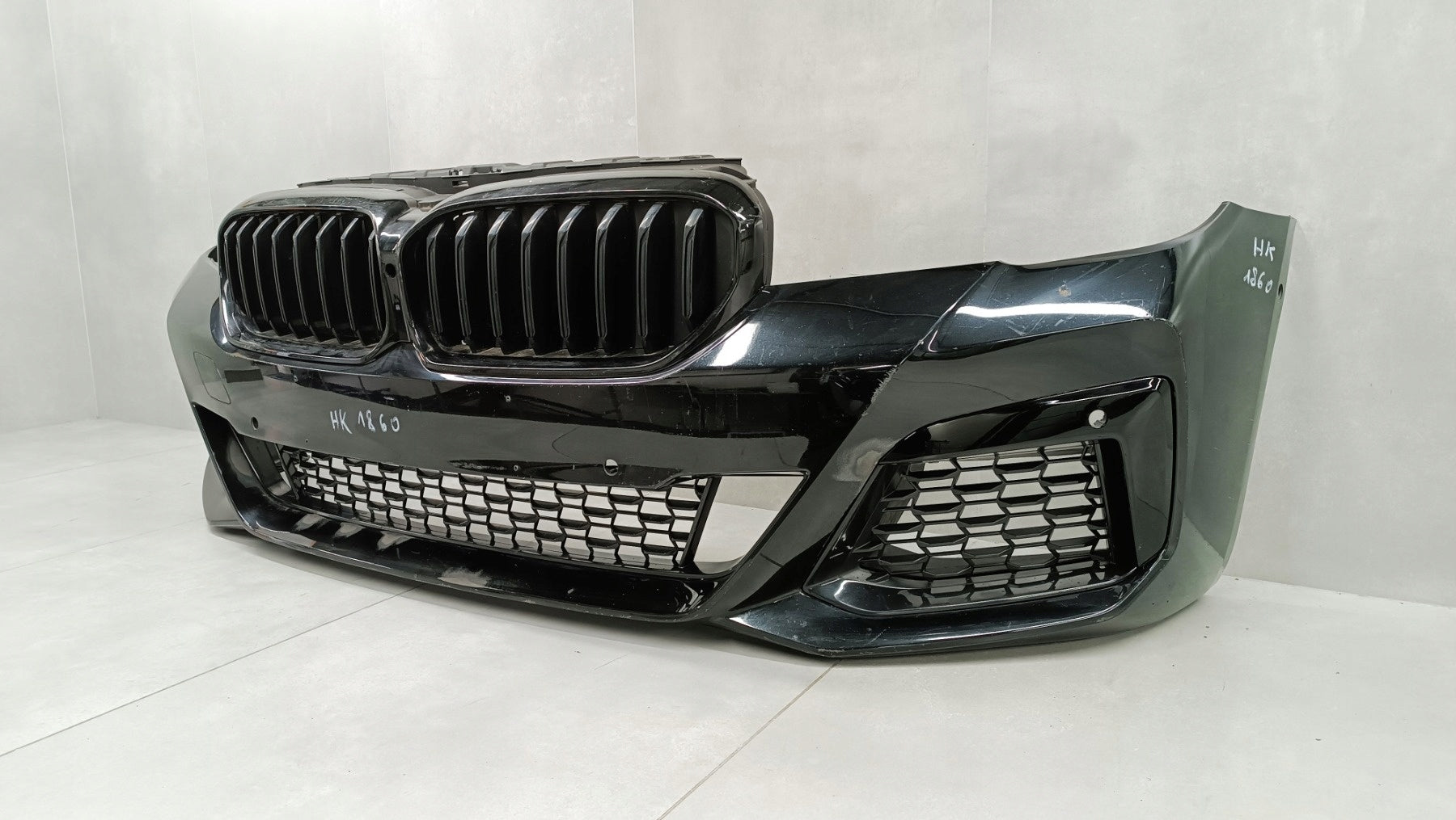 Front Bumper for BMW 5 Series G30 G31 M Sport Package LCI Facelift 2020-2023 + Grille