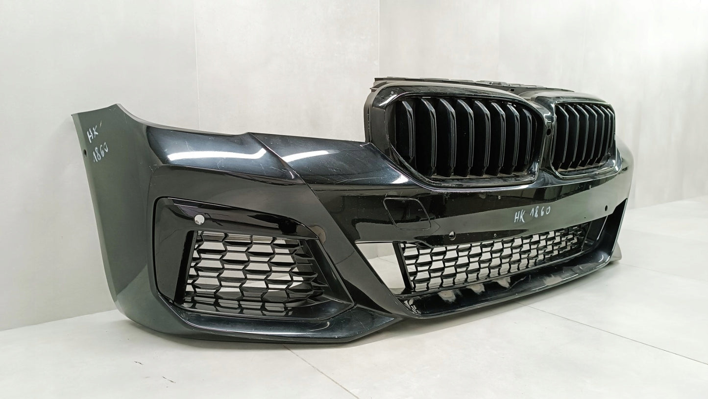 Front Bumper for BMW 5 Series G30 G31 M Sport Package LCI Facelift 2020-2023 + Grille