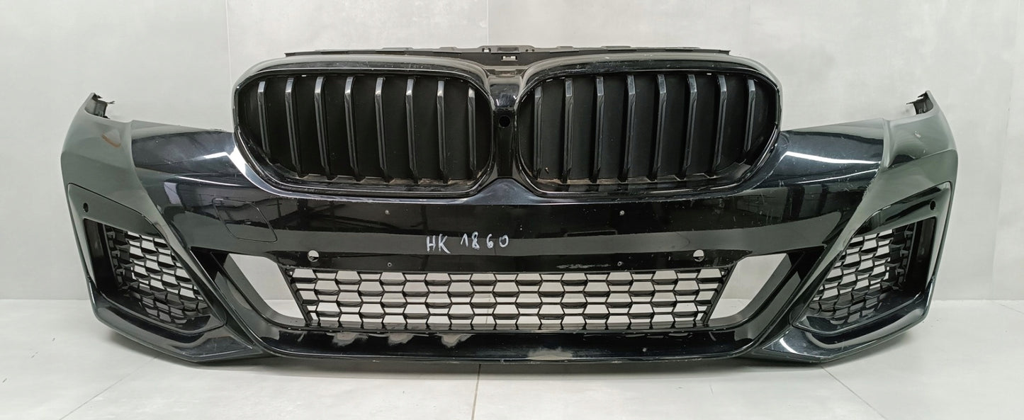 Front Bumper for BMW 5 Series G30 G31 M Sport Package LCI Facelift 2020-2023 + Grille