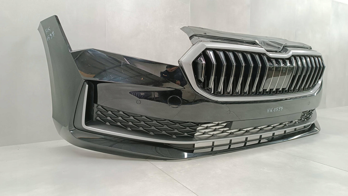 Front Bumper for Skoda Superb 4 IV 23- / with 4 PDC + Wiring Harness