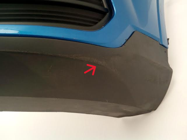 AUDI Q3 (8U) 2015  Front Bumper Genuine Used OEM: 8U0807437AD